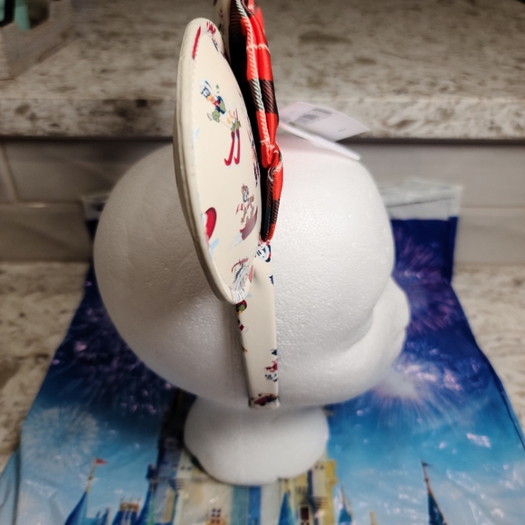 Disney Parks Holiday Lodge Snow Mickey Christmas Minnie Mouse Ears Headband 2021 - Picture 3 of 7